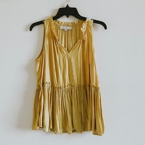 loft Yellow Pirate Blouse